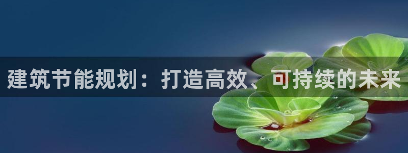 E尊国际：建筑节能规划：打造高效、可持续的未来