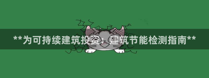 e尊国际可靠吗：**为可持续建筑投资：建筑节能检测指南**