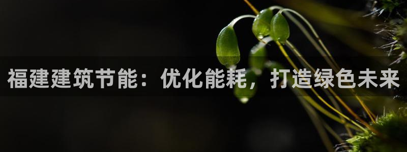 e尊国际-e尊国际官网：福建建筑节能：优化能耗，打造绿色未来