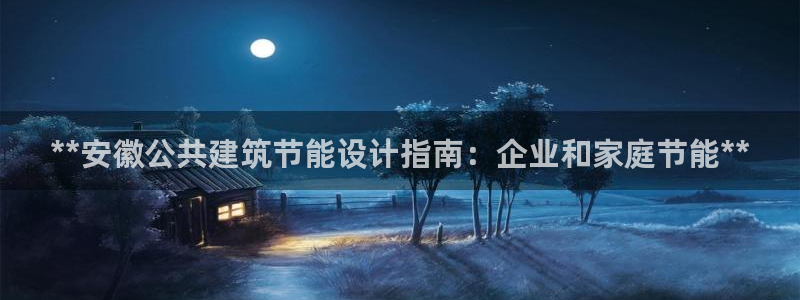 e尊国际地址：**安徽公共建筑节能设计指南：企业和家庭节能**