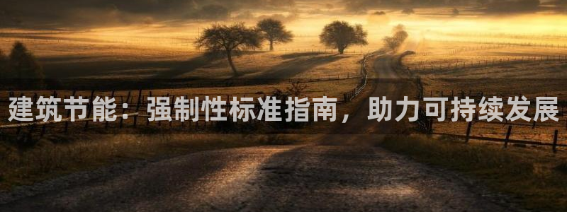 e尊国际客户端下载：建筑节能：强制性标准指南，助力可持续发展