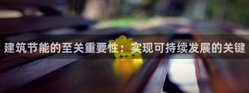 e尊国际客户端下载：建筑节能的至关重要性：实现可持续发展的关键
