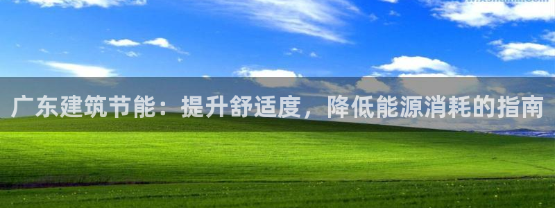 e尊国际官网app：广东建筑节能：提升舒适度，降低能源消耗的指南