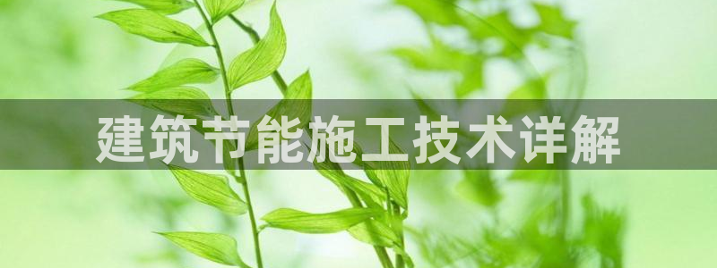 e尊国际的手机登录网站：建筑节能施工技术详解