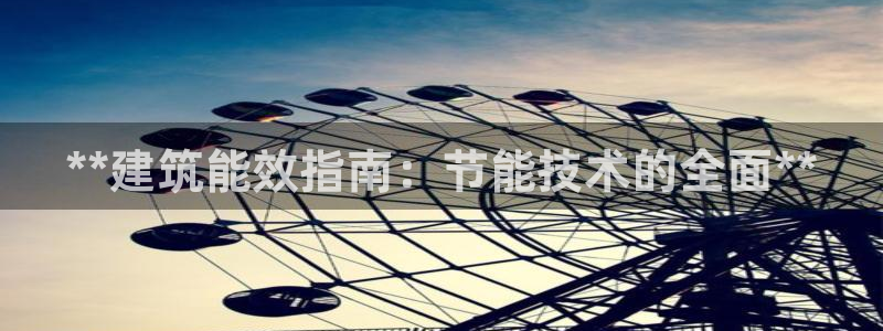 e尊国际的手机登录网站：**建筑能效指南：节能技术的全面**