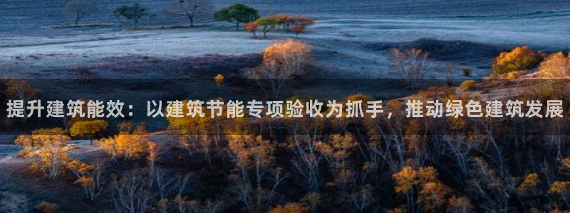 e尊国际7779：提升建筑能效：以建筑节能专项验收为抓手，推动绿色建筑发展