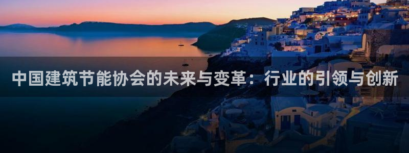 e尊国际平台：中国建筑节能协会的未来与变革：行业的引领与创新