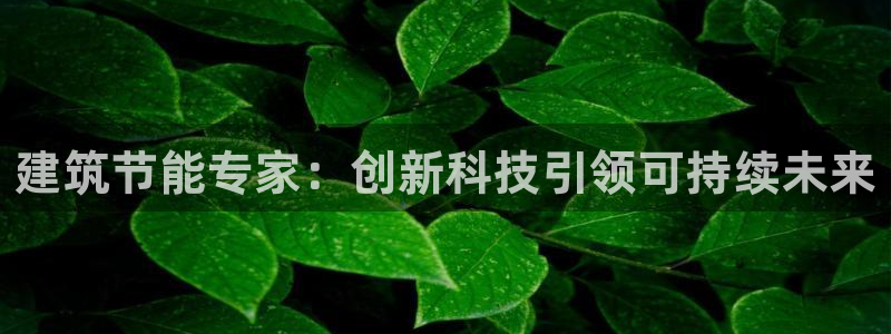 e尊国际客户端下载：建筑节能专家：创新科技引领可持续未来
