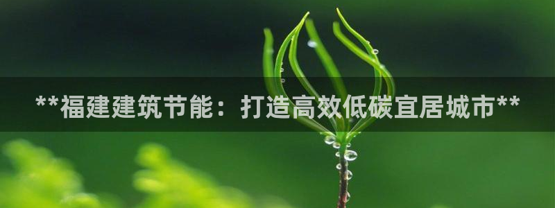 e尊国际可靠吗：**福建建筑节能：打造高效低碳宜居城市**